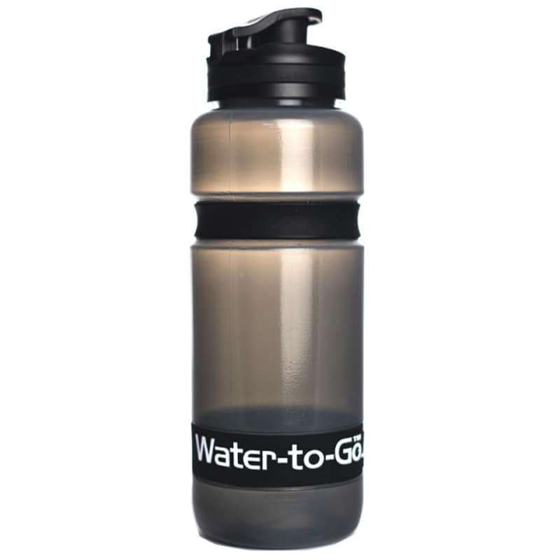 Bouteille avec filtre Active 600 ml Water-to-Go - Black