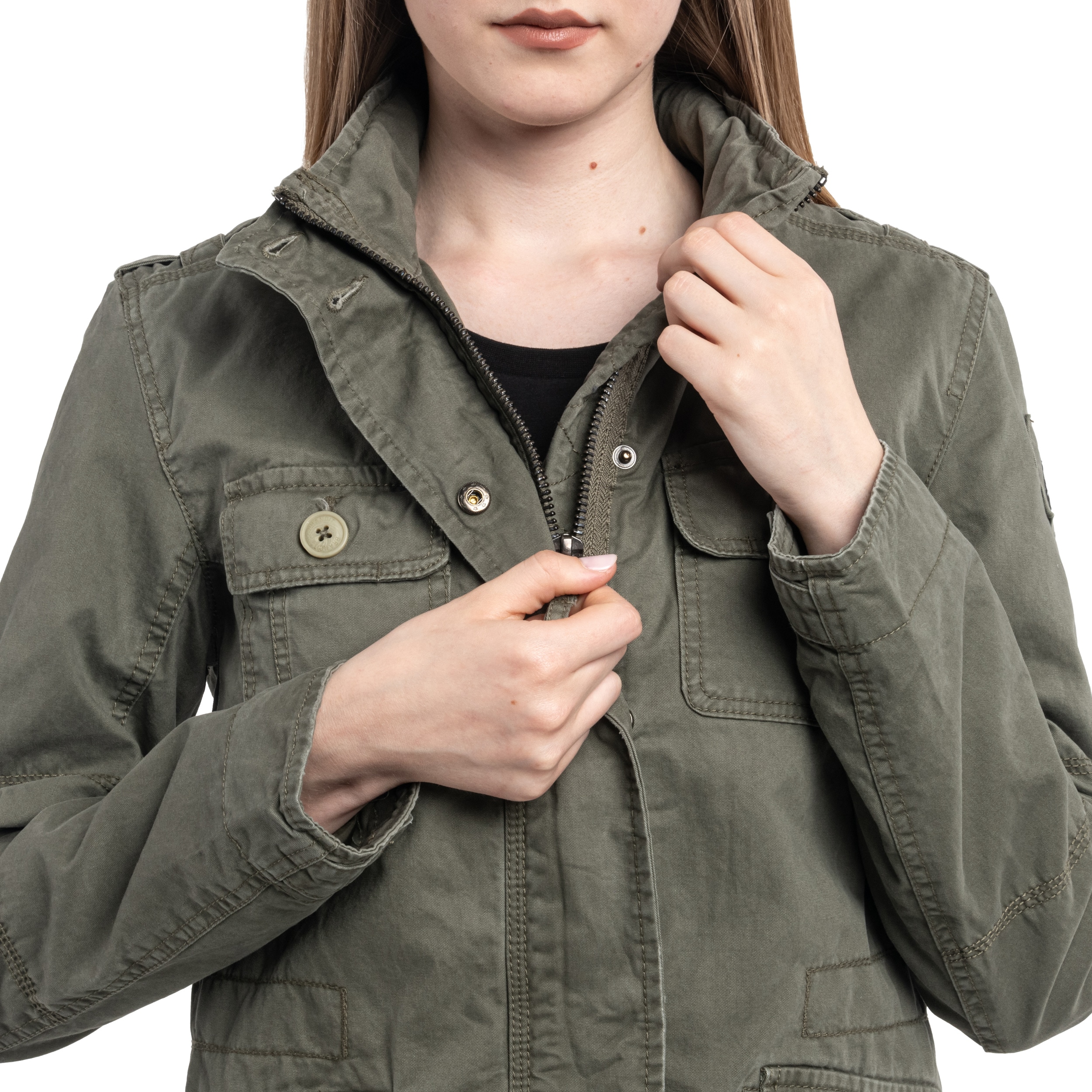 Veste Femme Britannia Brandit - Olive