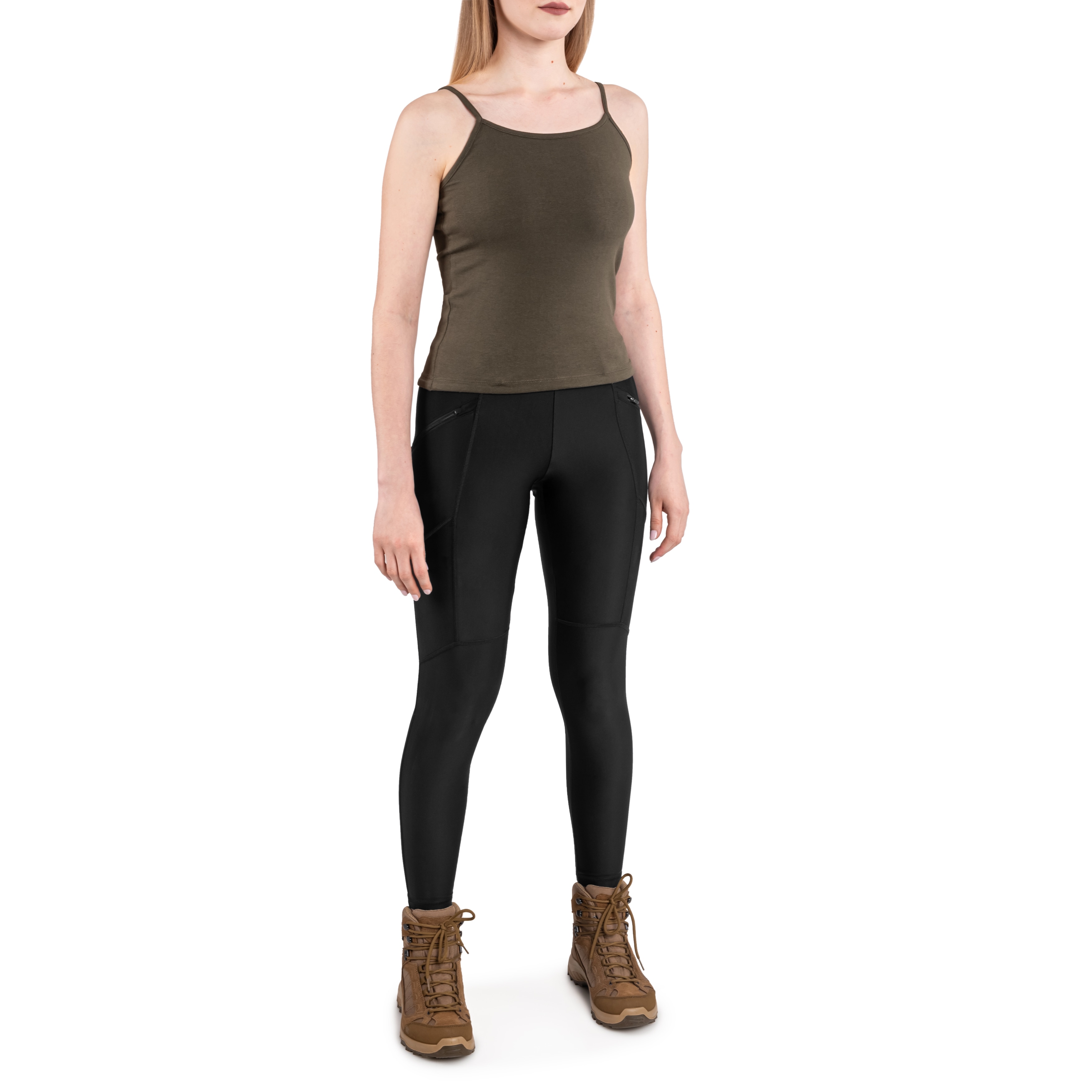 Débardeur Femme Tank Top Lilly Brandit - Olive 