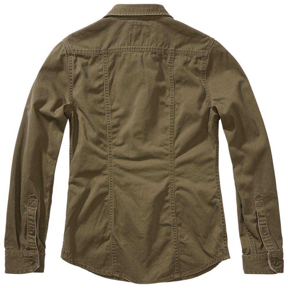 Chemise Femme Vintageshirt Long Sleeve Brandit - Olive