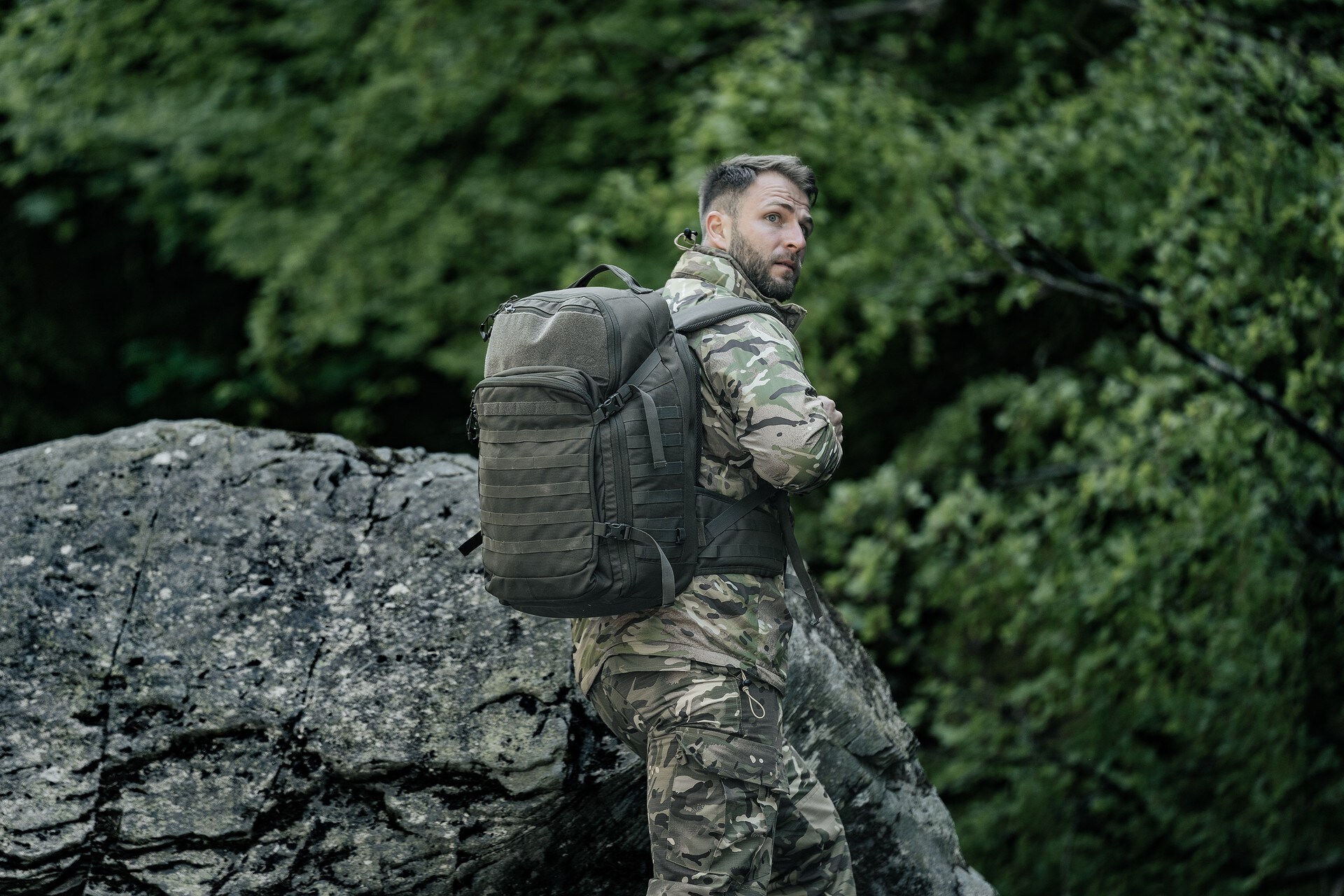 Sac à dos Forces Harrier 35 L Highlander - Ranger Green