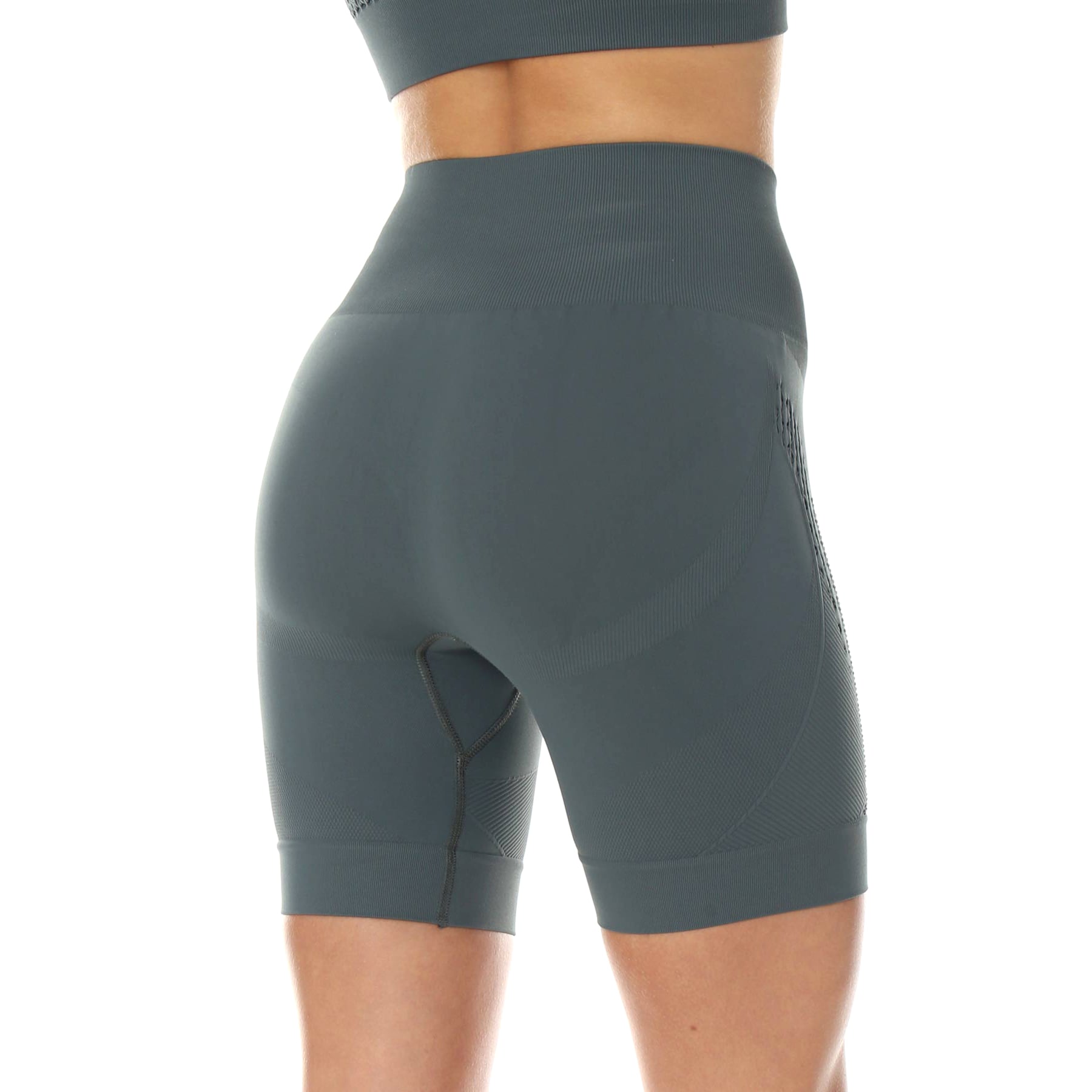 Leggings courts pour femmes Gym Brubeck - Green