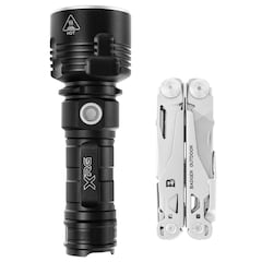 Lampe de poche rechargeable XRG 2000 Monster - 2000 lumens + multitool Badger Outdoor Solid - kit