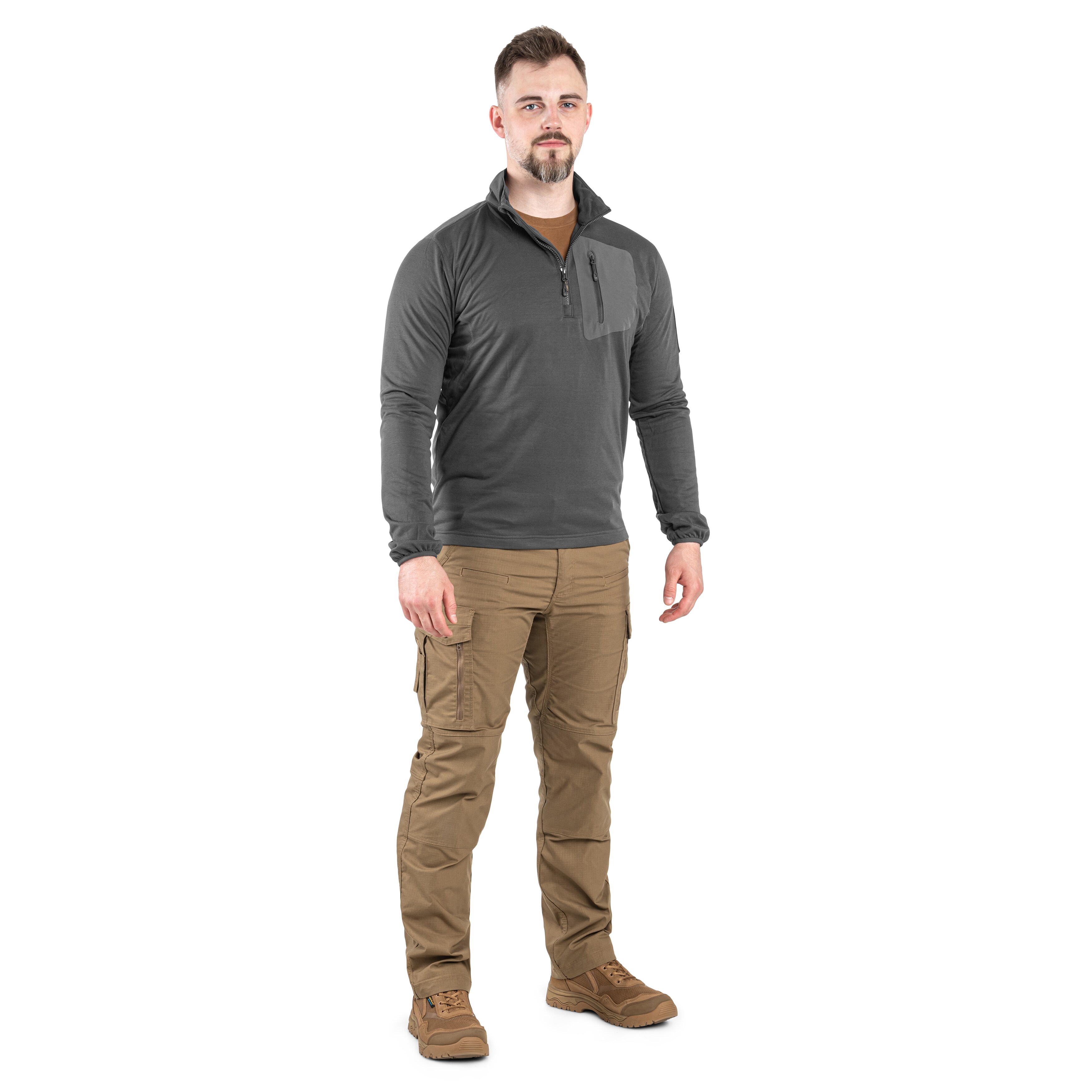 Polaire Forces Tactical Hirta Fleece Highlander - Dark Grey