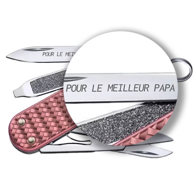 Couteau de poche Classic Precious Alox Victorinox - Gentle Rose