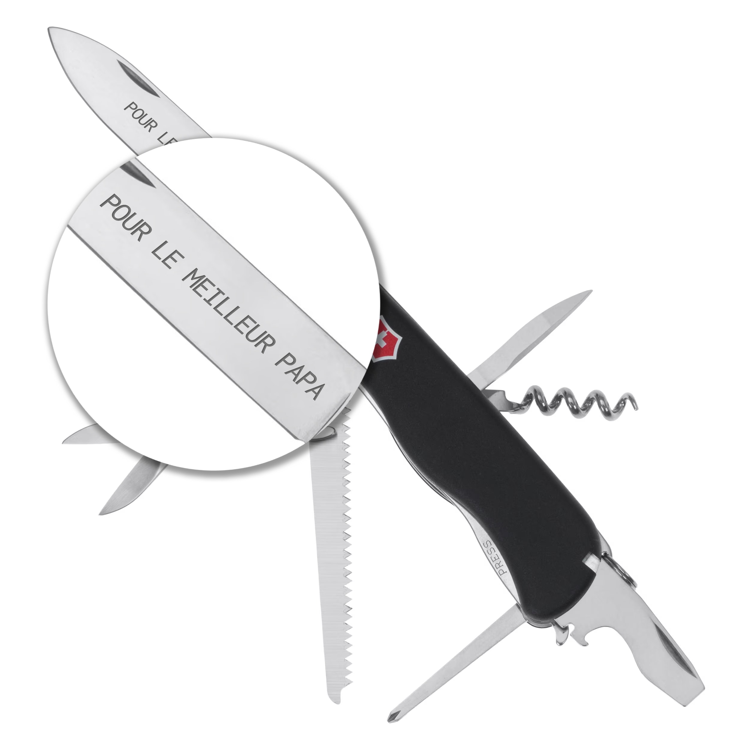 Couteau de poche Outrider 08 Victorinox - Black