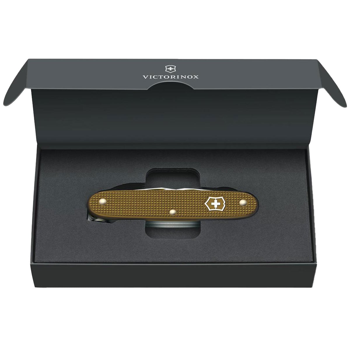 Couteau de poche Pioneer X Alox Limited Edition 2024 Victorinox - Terra Brown