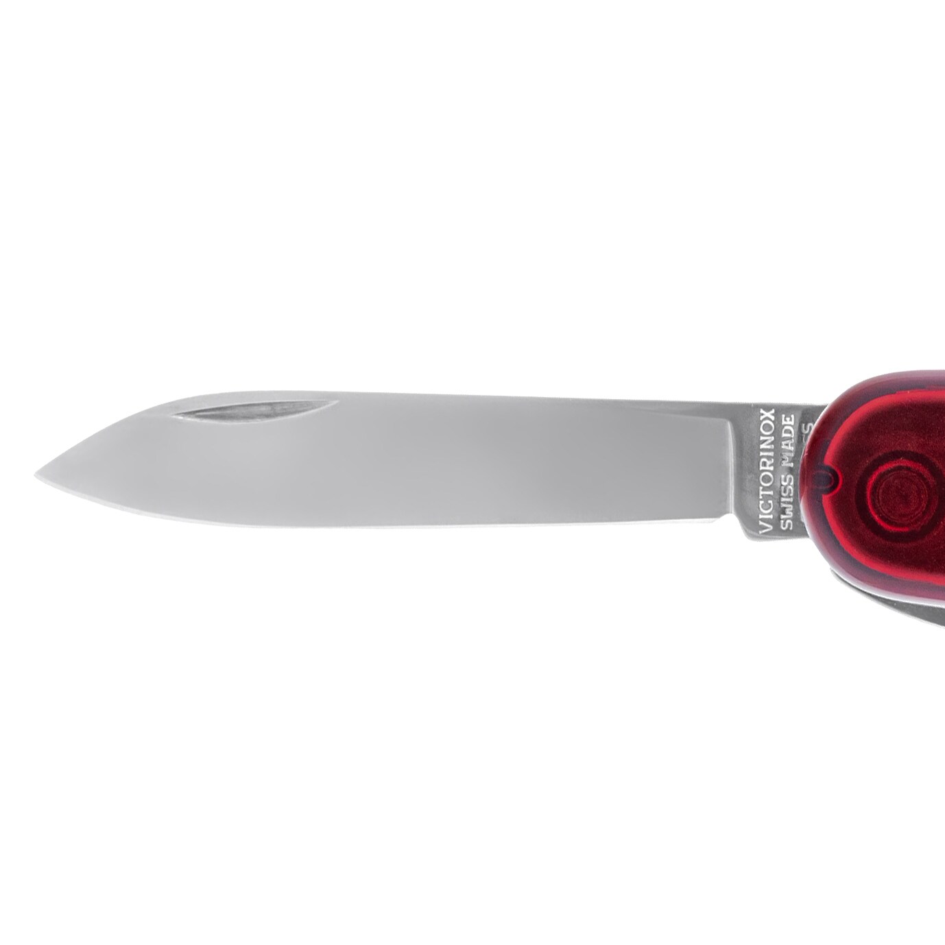 Couteau de poche Swiss Champ Victorinox - Transparent Red