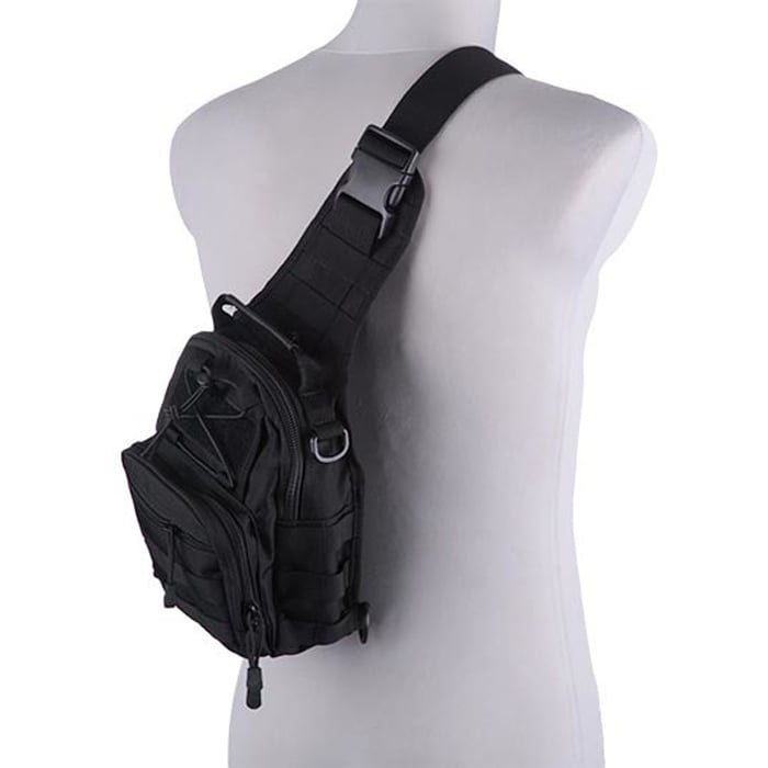 Sac à bandoulière tactique 4,5 L GFC Tactical - Black