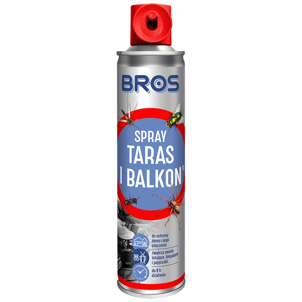 Spray pour pour terrasse et balcon contre les insectes - 350 ml Bros