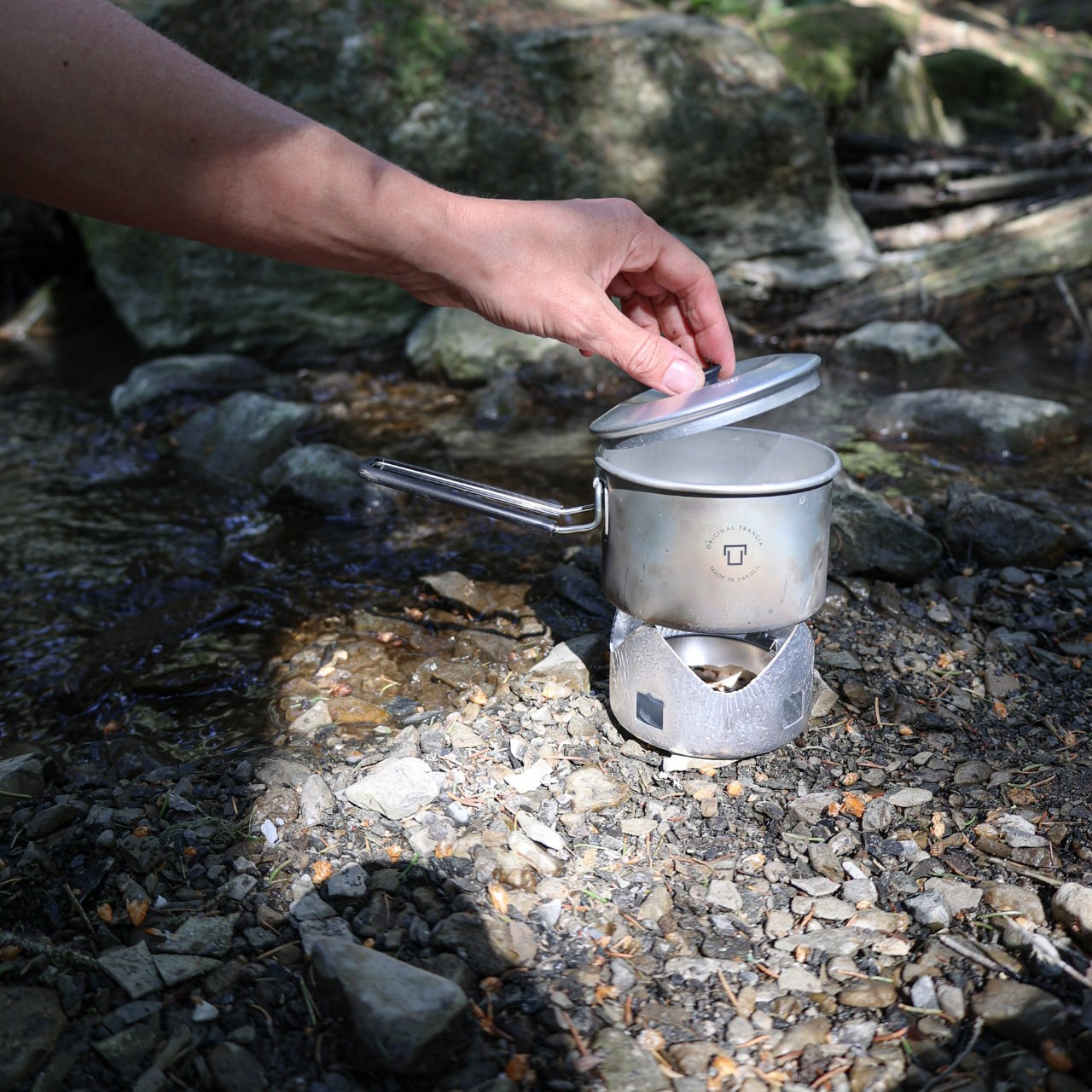 Cuisinière touristique avec casserole Micro Original Trangia 