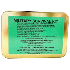 Kit de survie Military Survival Tin BCB