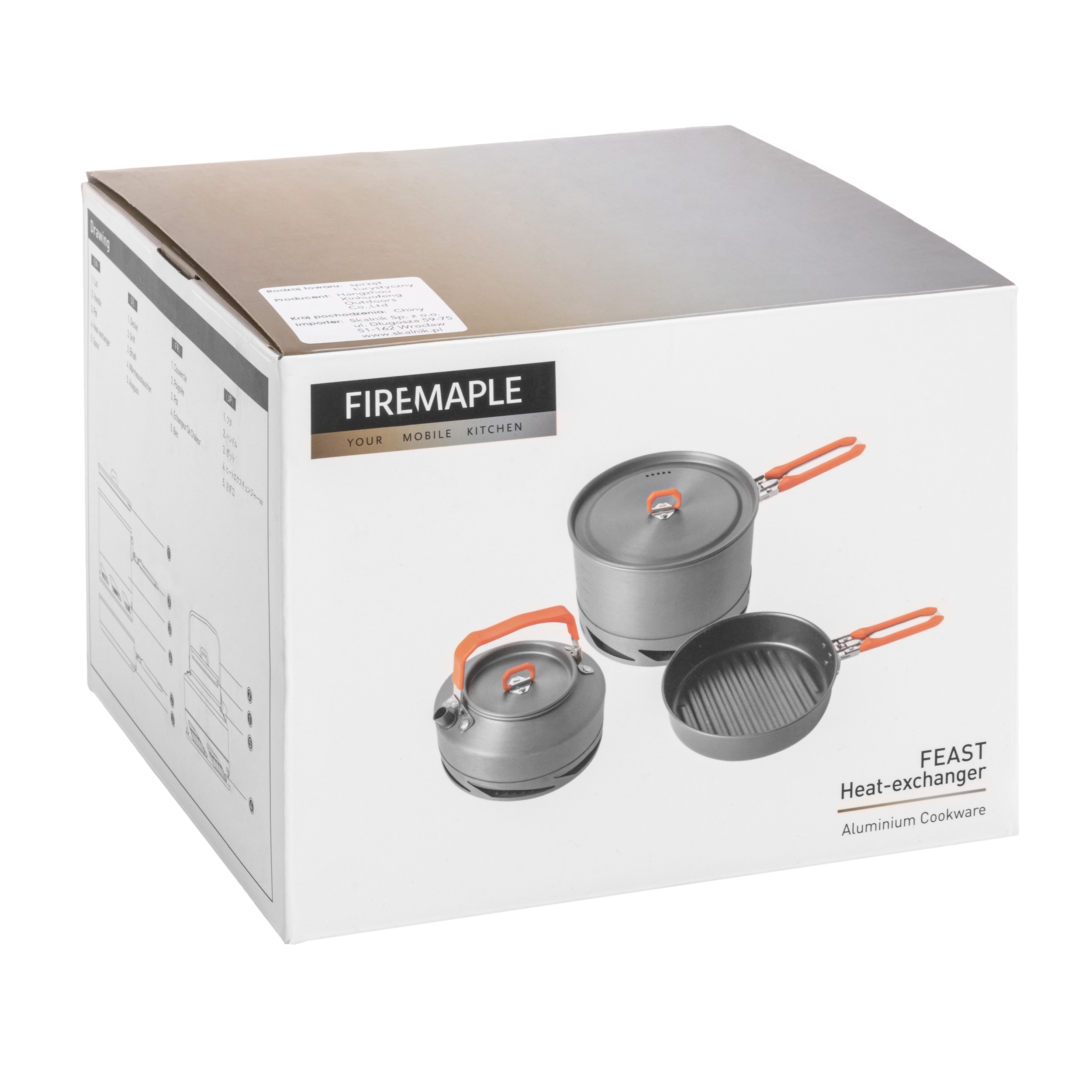 Set de vaisselle de voyage Feast Heat Exchanger Fire Maple