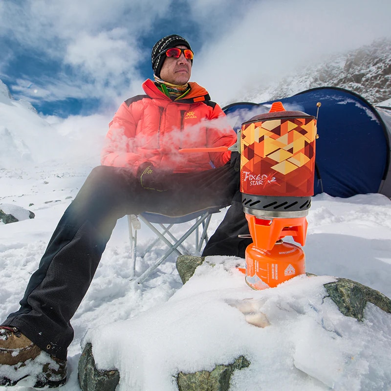 Cuisinière touristique avec casserole FMS-X2 Fire Maple - Orange