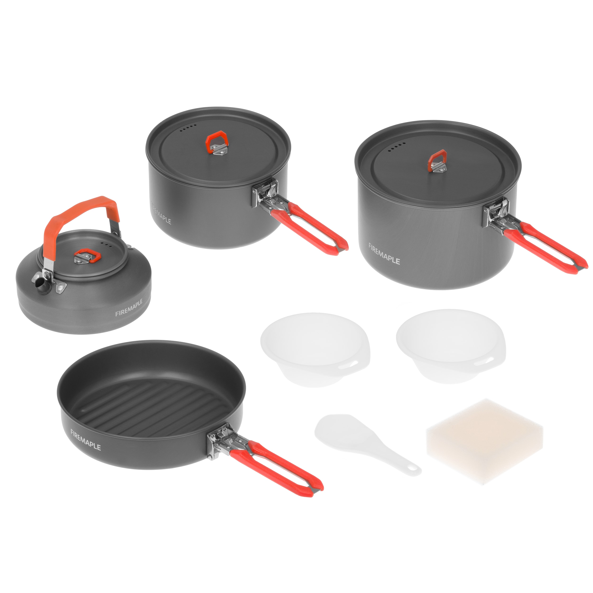 Set de vaisselle de voyage Feast 4 Fire Maple - Orange