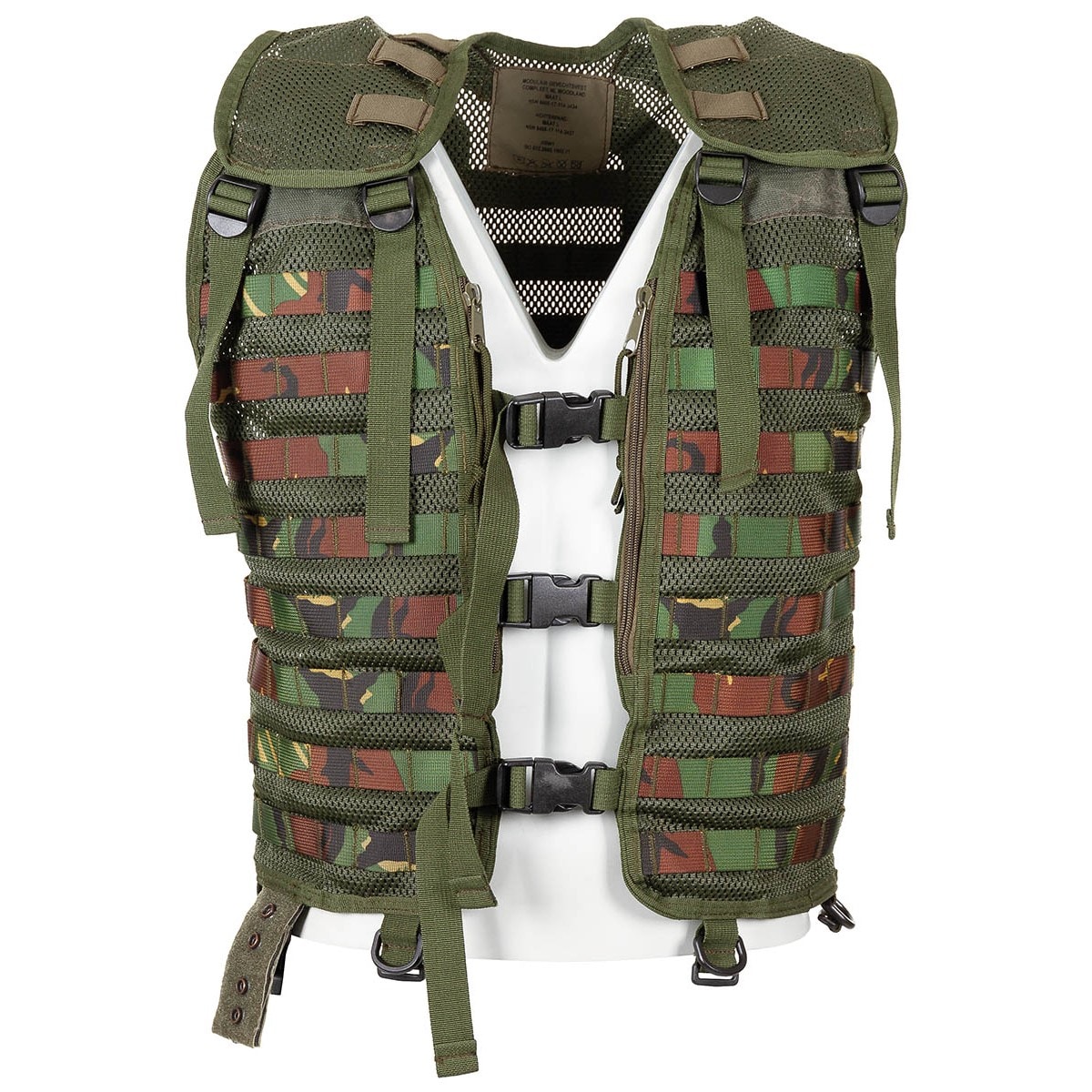 Gilet tactique Armée hollandaise comme neuf Demobil - NL Camo