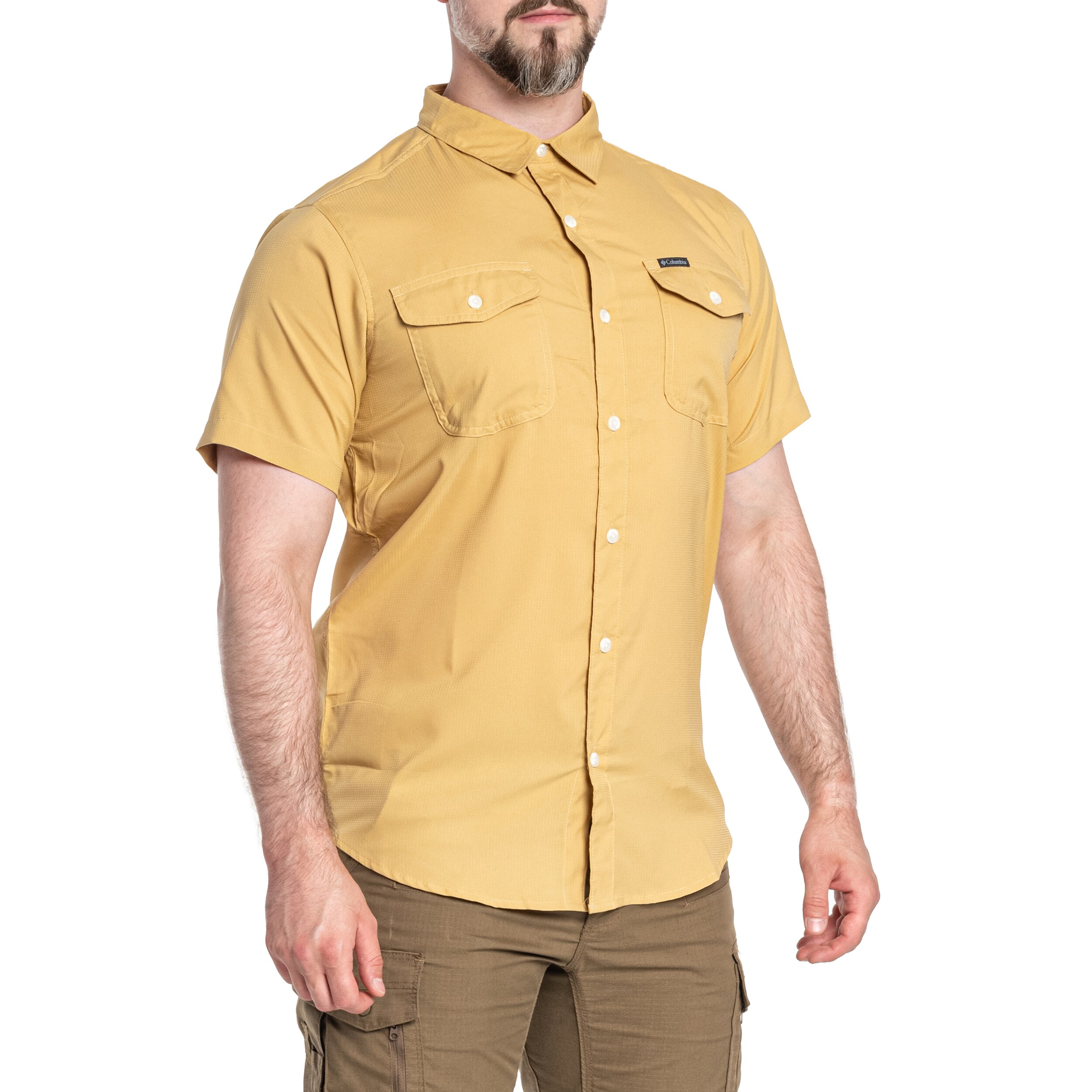 Chemise Utilizer II Solid Short Sleeve Columbia - Light Camel