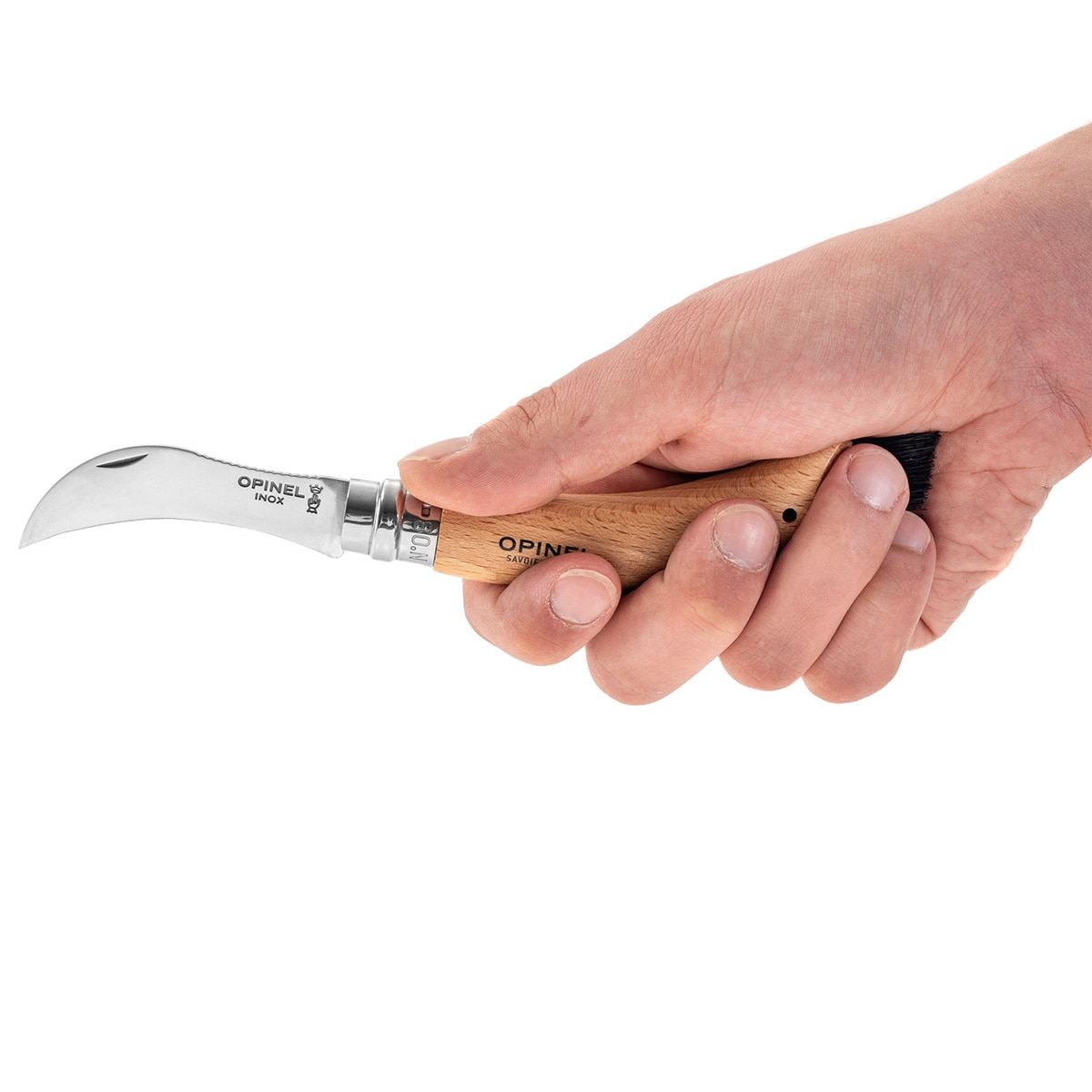 Couteau pliable pour cueillette de champignons No.8 Mushroom Opinel