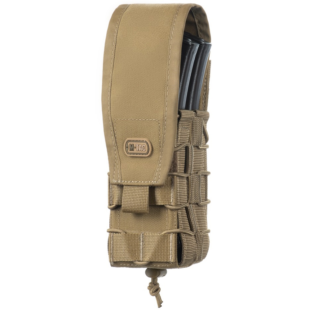 Double pochette avec rabat pour grands chargeurs M-Tac - Coyote