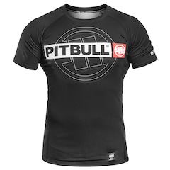 T-shirt thermique Rashguard Hilltop Sports II Pitbull - Black