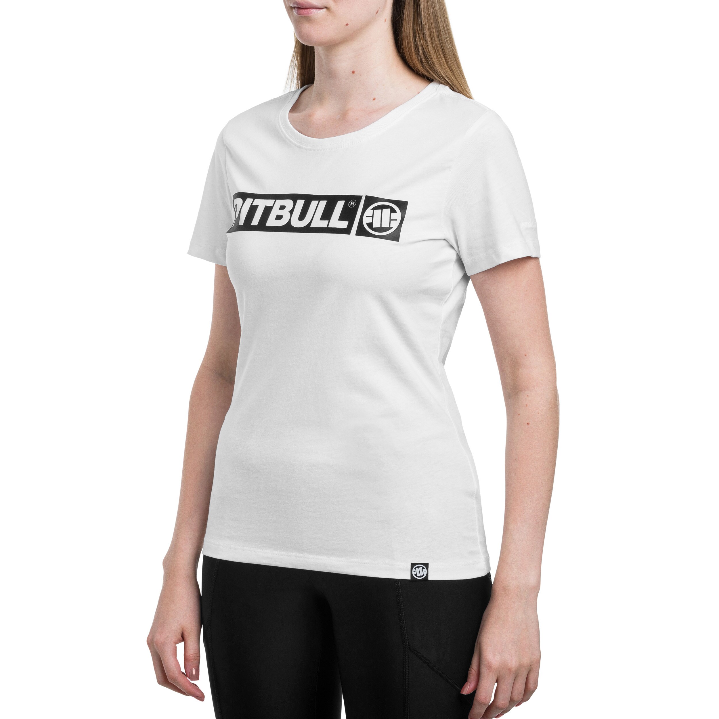 T-shirt pour femmes Hilltop Pitbull West Coast - White