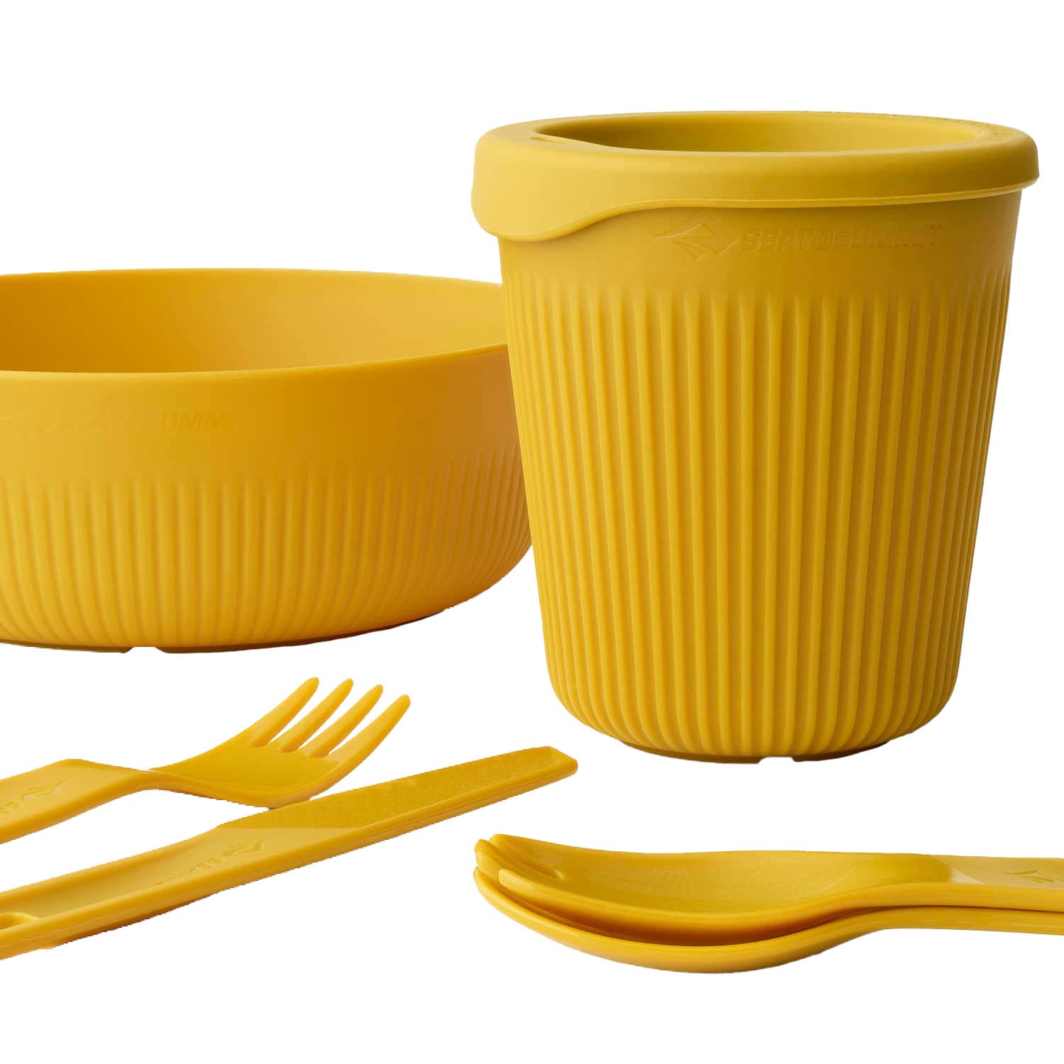 Kit touristique Passage Dinnerware Set 6P Sea To Summit - Arrowwood Yellow