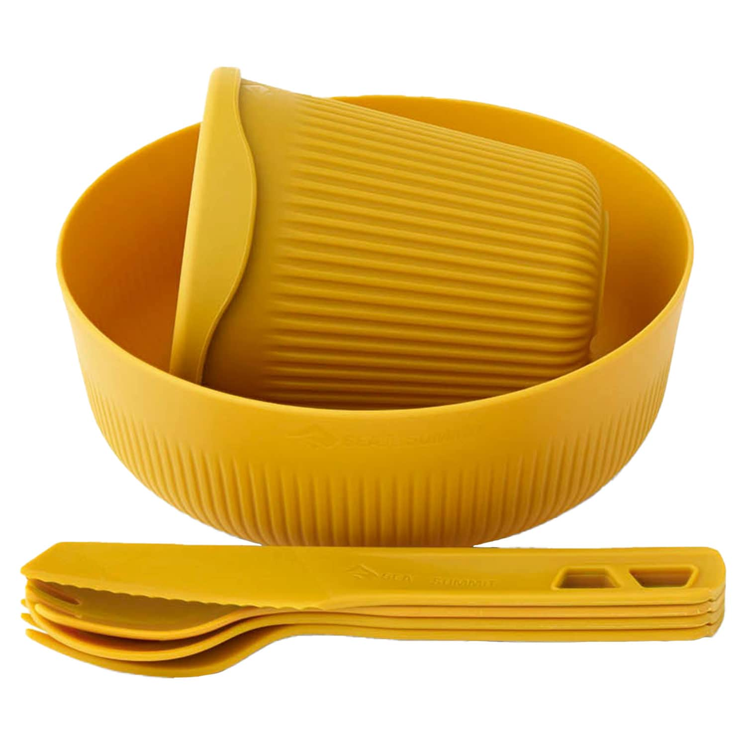 Kit touristique Passage Dinnerware Set 6P Sea To Summit - Arrowwood Yellow