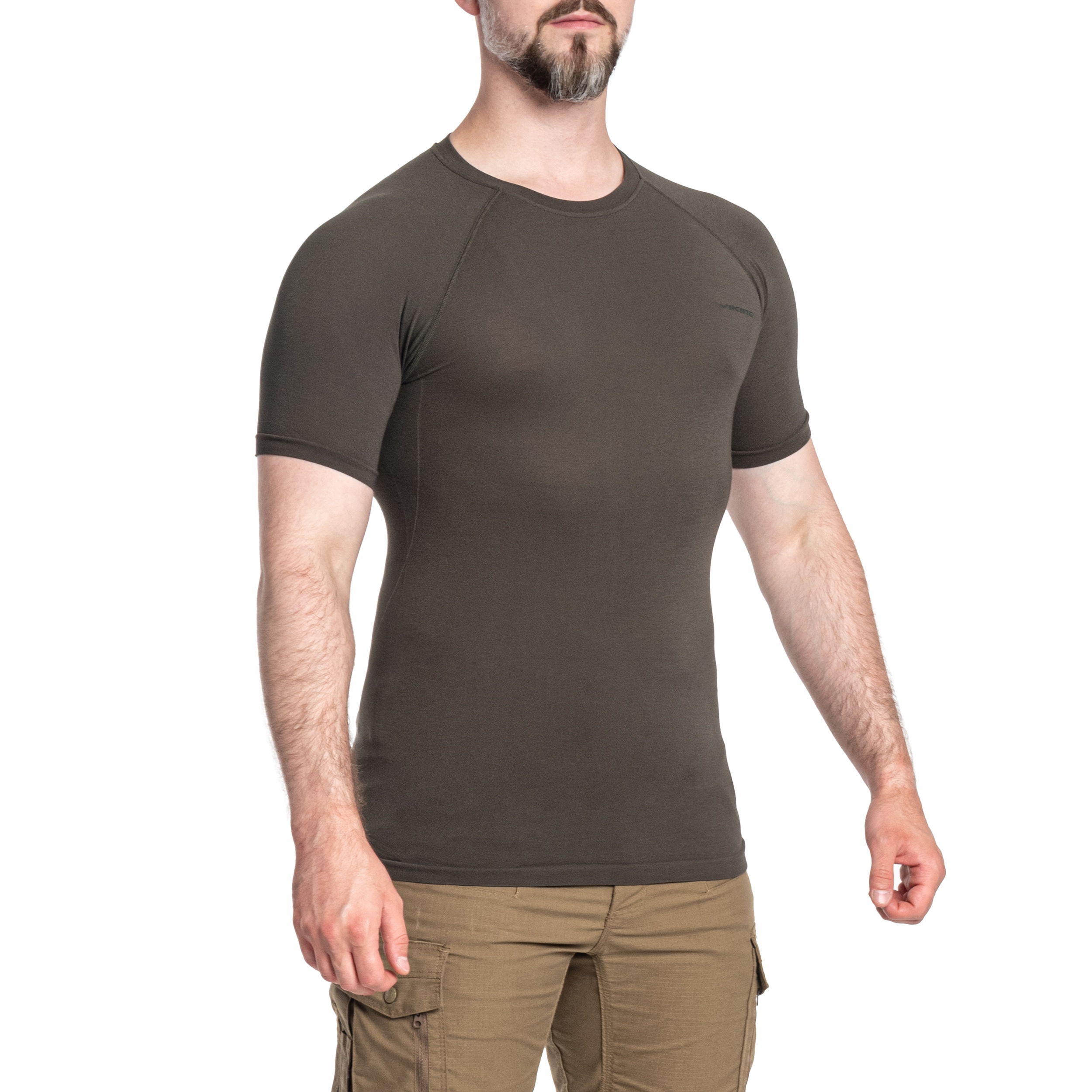 T-shirt thermique Lockness Short Sleeve Viking - Green
