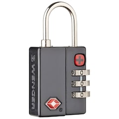 Cadenas avec serrure à code TSA Wenger - Black
