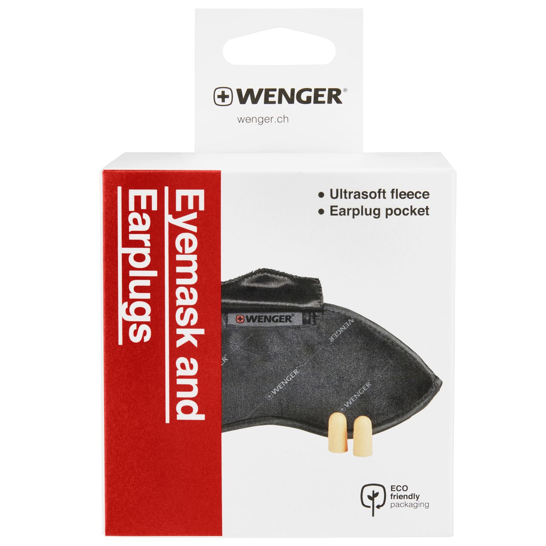 Bandeau pour les yeux et bouchons d'oreille Wenger - Black