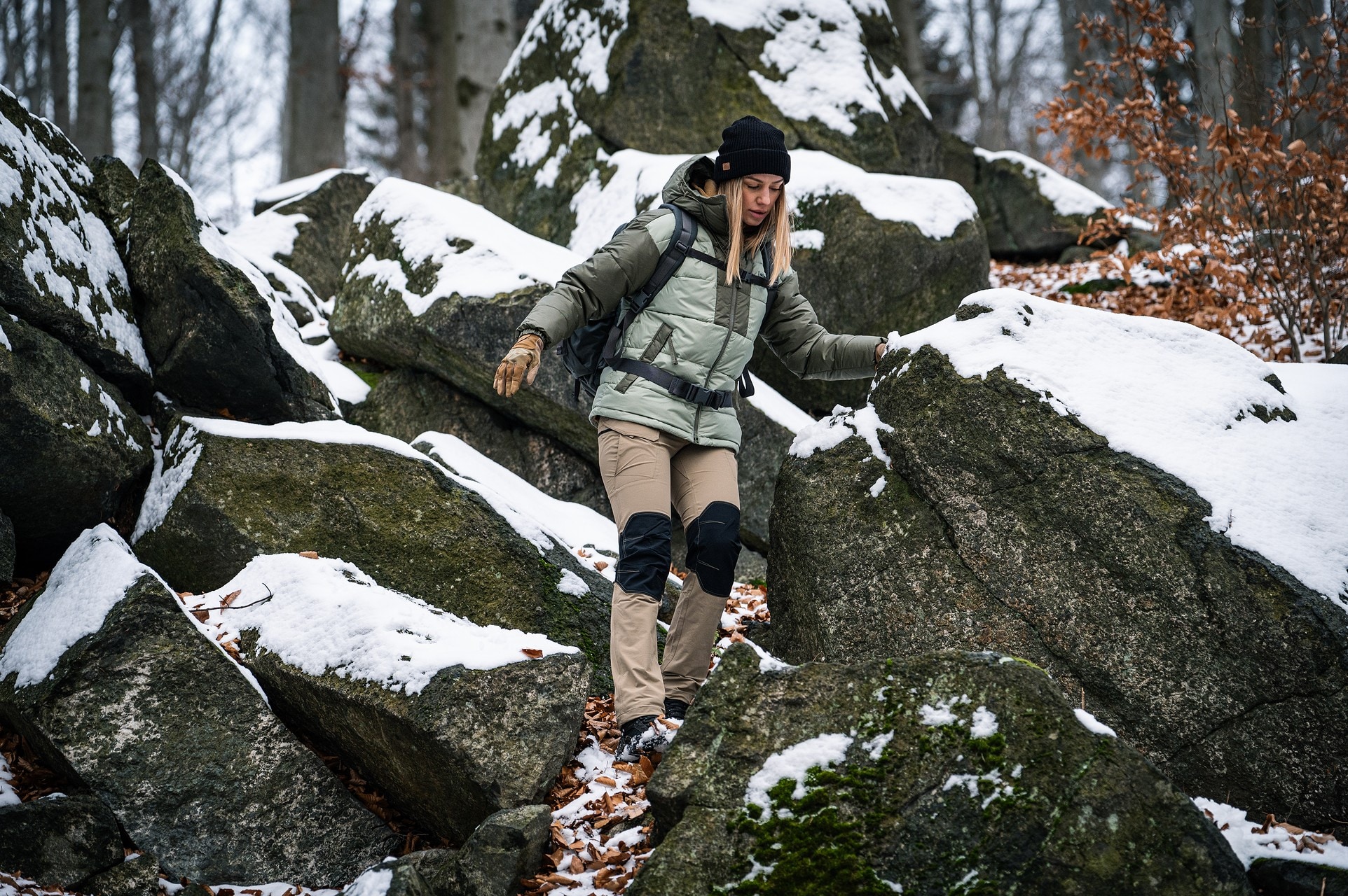 Pantalon pour femmes OTP VersaStretch Helikon - Khaki/Black