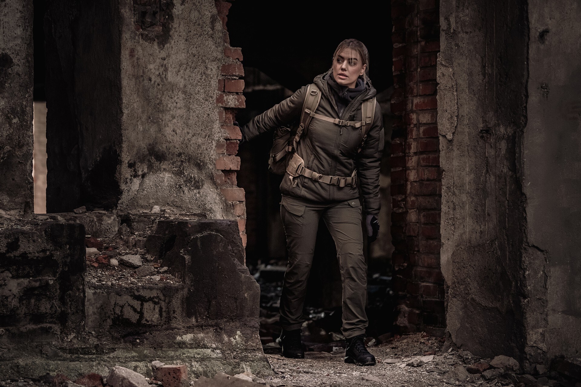 Pantalon pour femmes OTP VersaStretch Helikon - Taiga Green