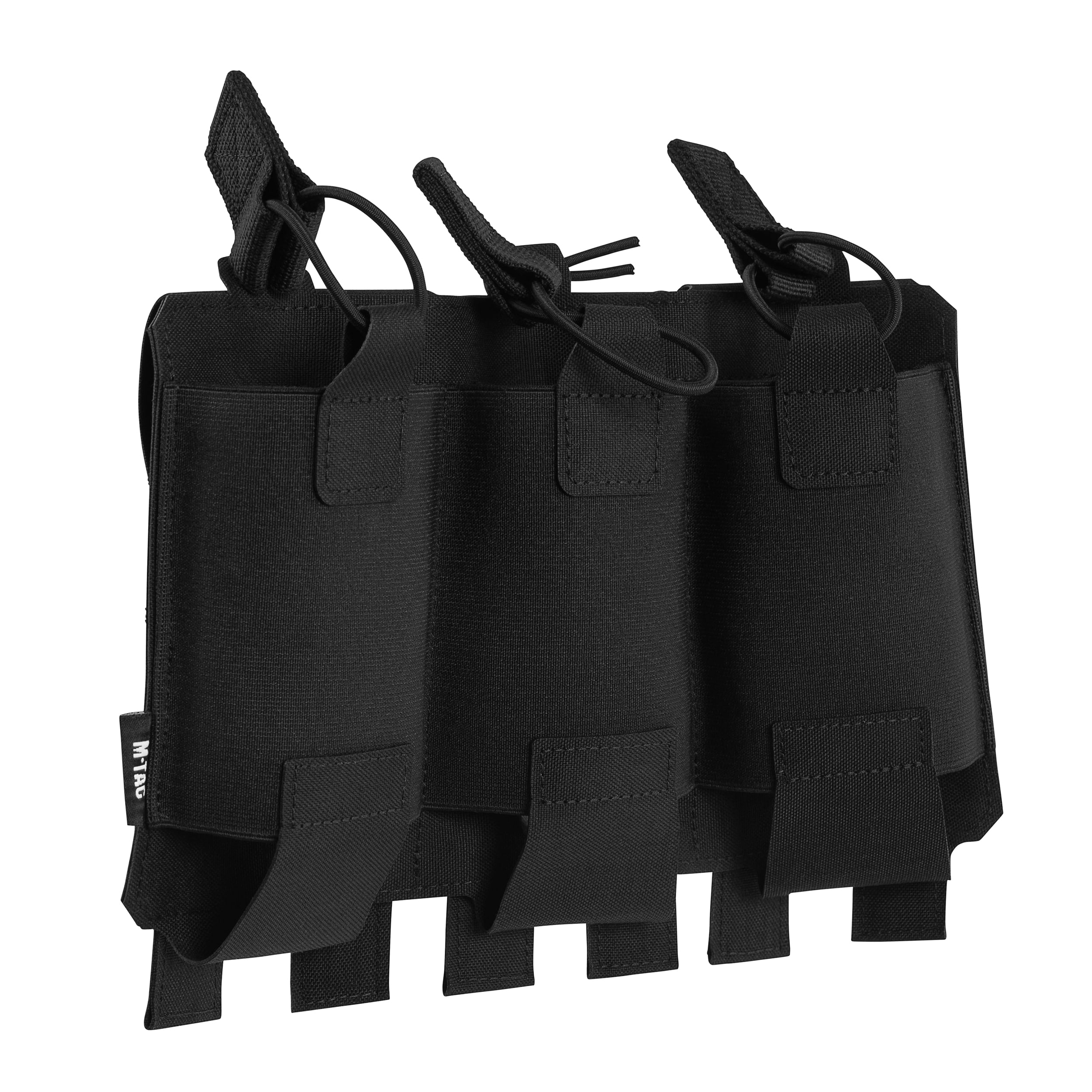 Pochette élastique pour 3 chargeurs Elite Laser Cut M-Tac - Black