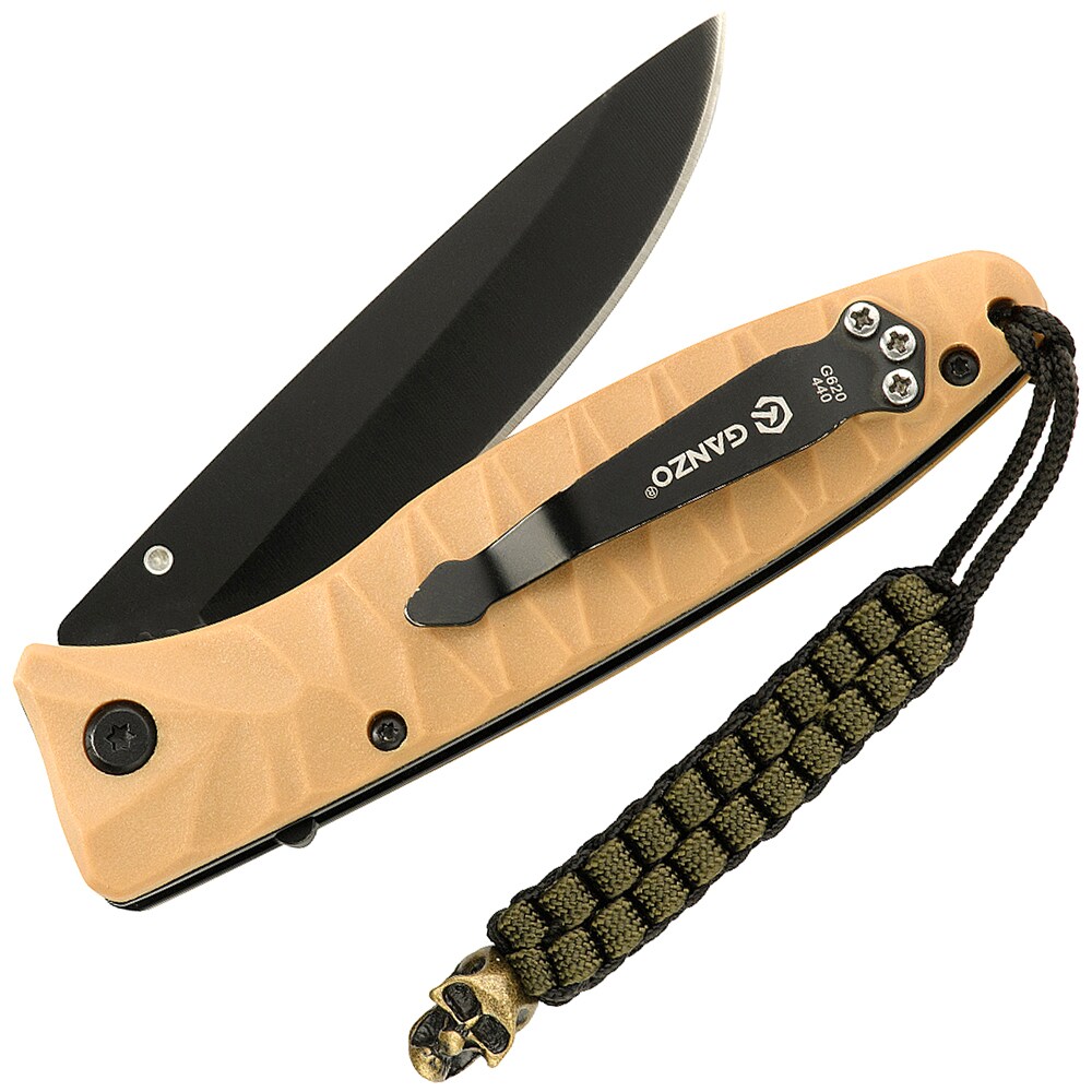 Porte-clé  Cuboid Skull M-Tac - Black/Olive