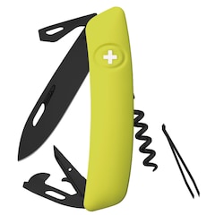 Couteau de poche D03 AllBlack Swiza - Yellow