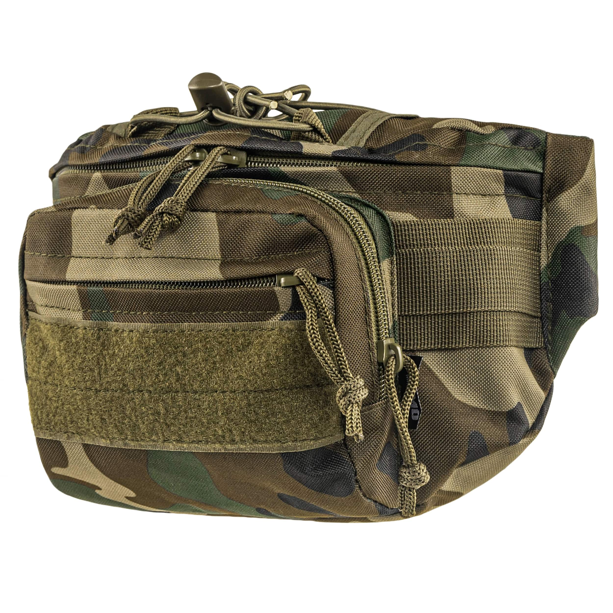 Sac à hanche Kangoo 3 L Camo Military Gear - Woodland