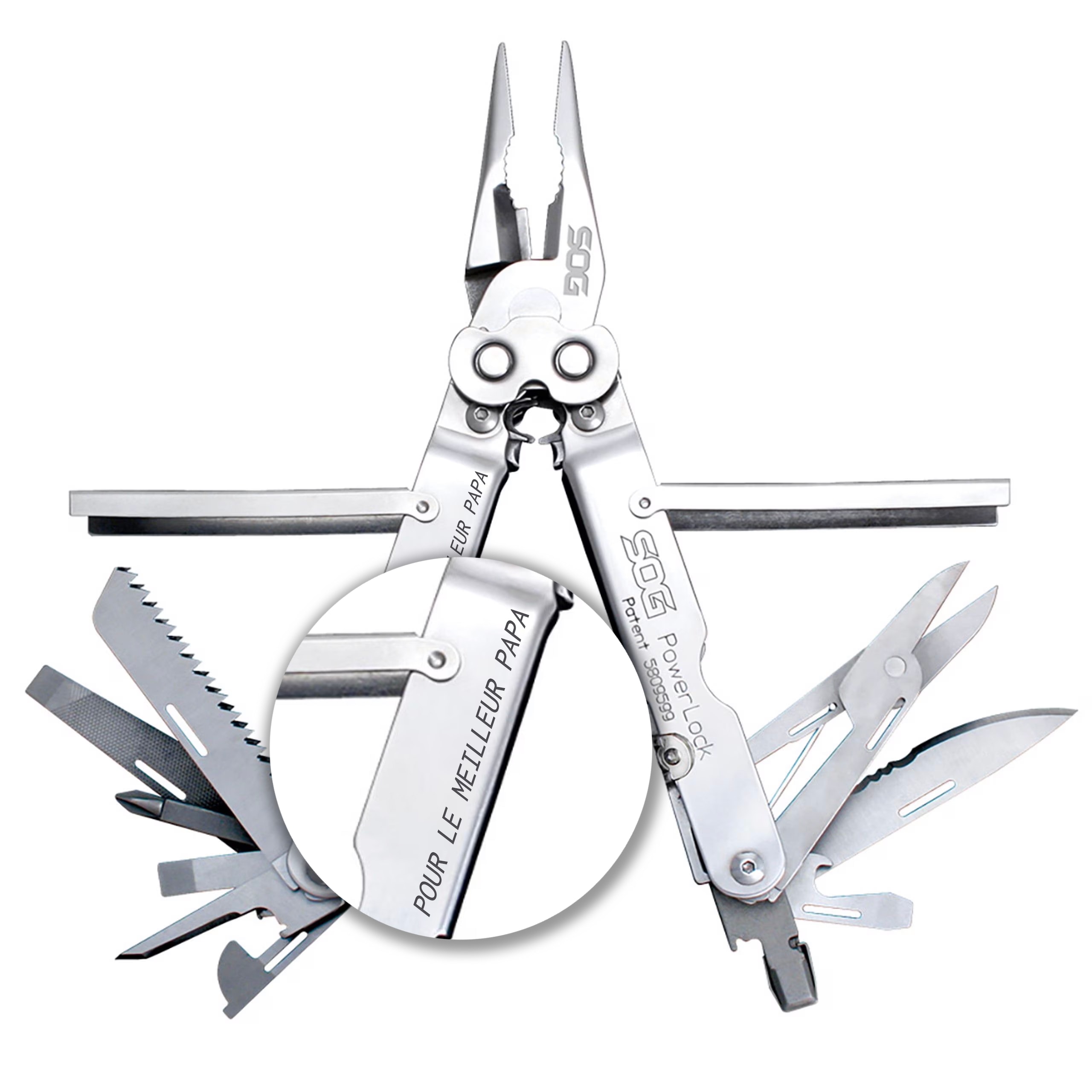 Multitool PowerLock Scissors SOG - Satin