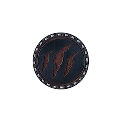 Patch en cuir Tigerwood - Black