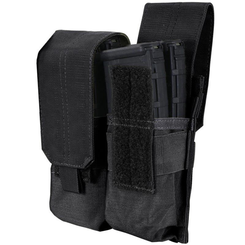 Double pochette Condor Double Large Mag Pouch Black