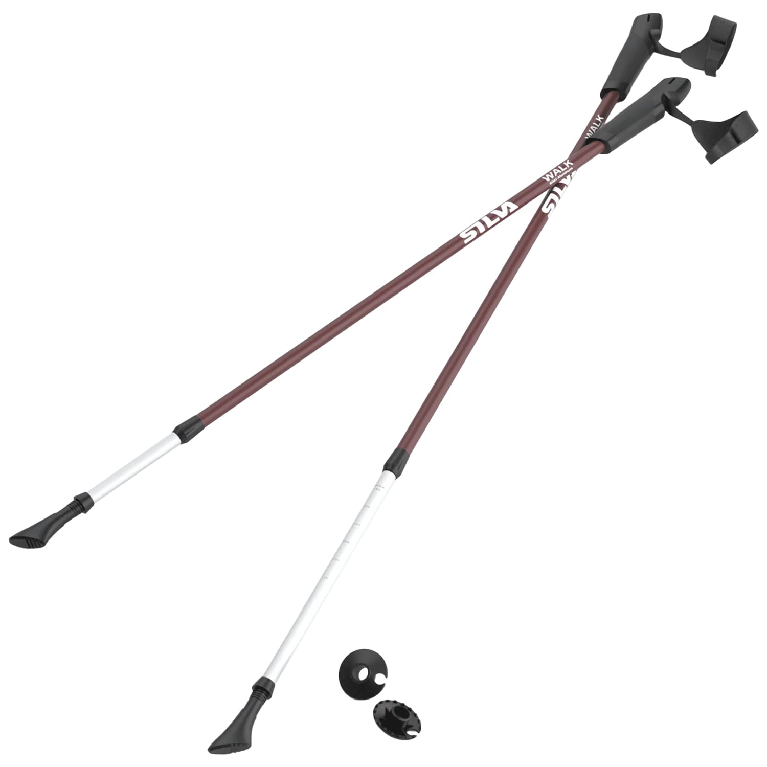 Bâtons pour marche nordique Walking Poles Silva - Brown