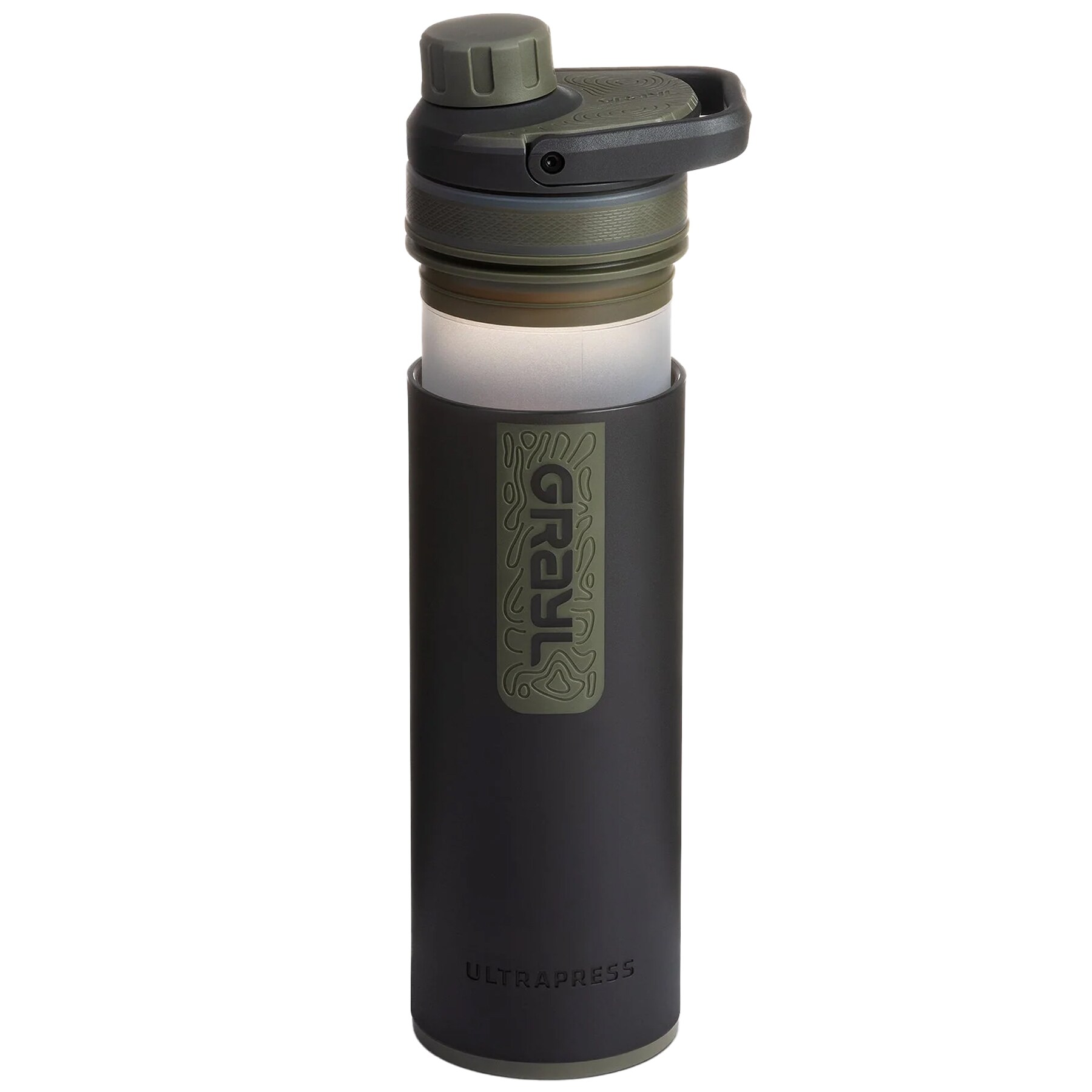 Bouteille avec filtre UltraPress 500 ml Grayl - Camp Black