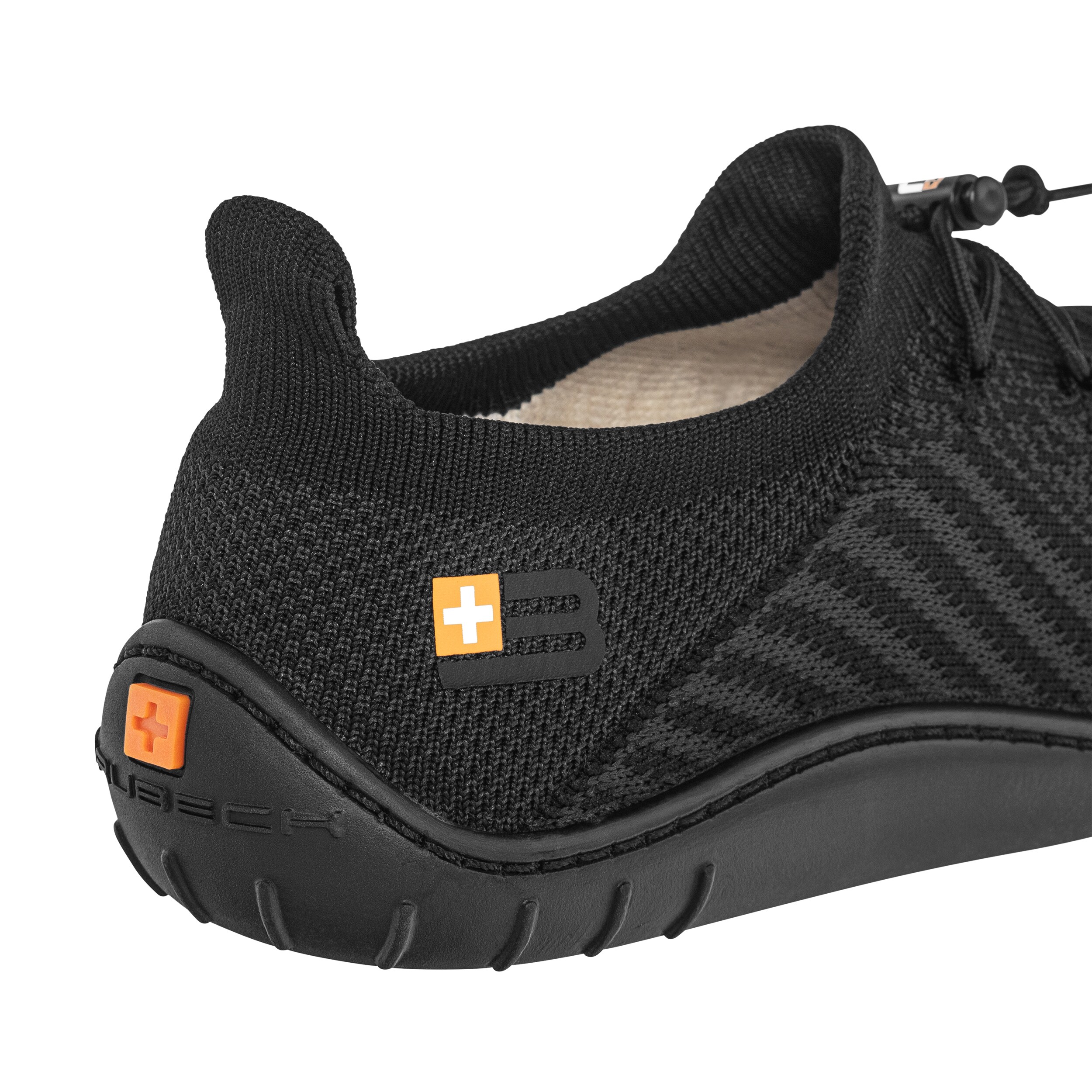 Chaussures pour femmes Barefoot Merino Brubeck - Noir