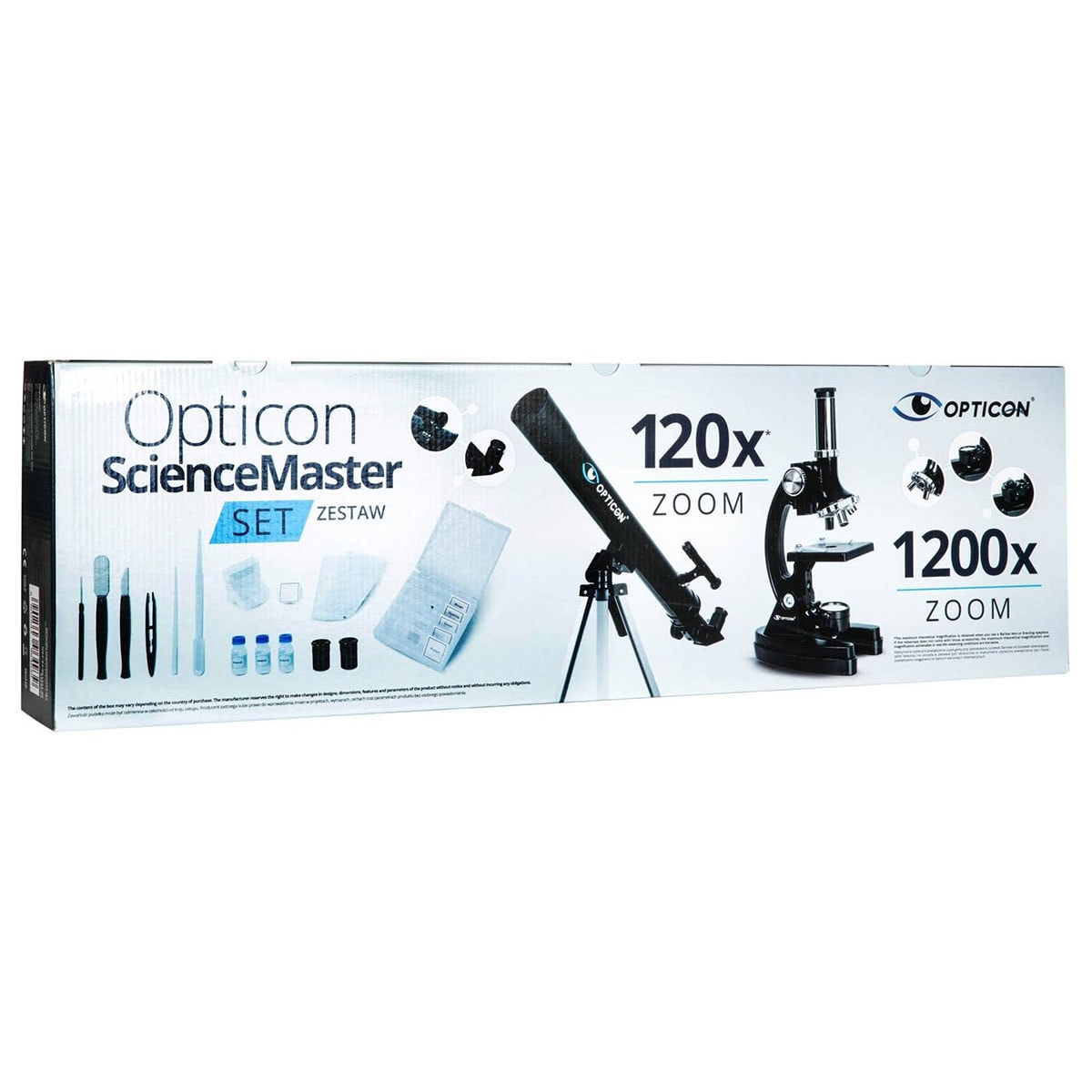 Kit éducatif télescope Opticon StarRanger + microscope Opticon Student + accessoires