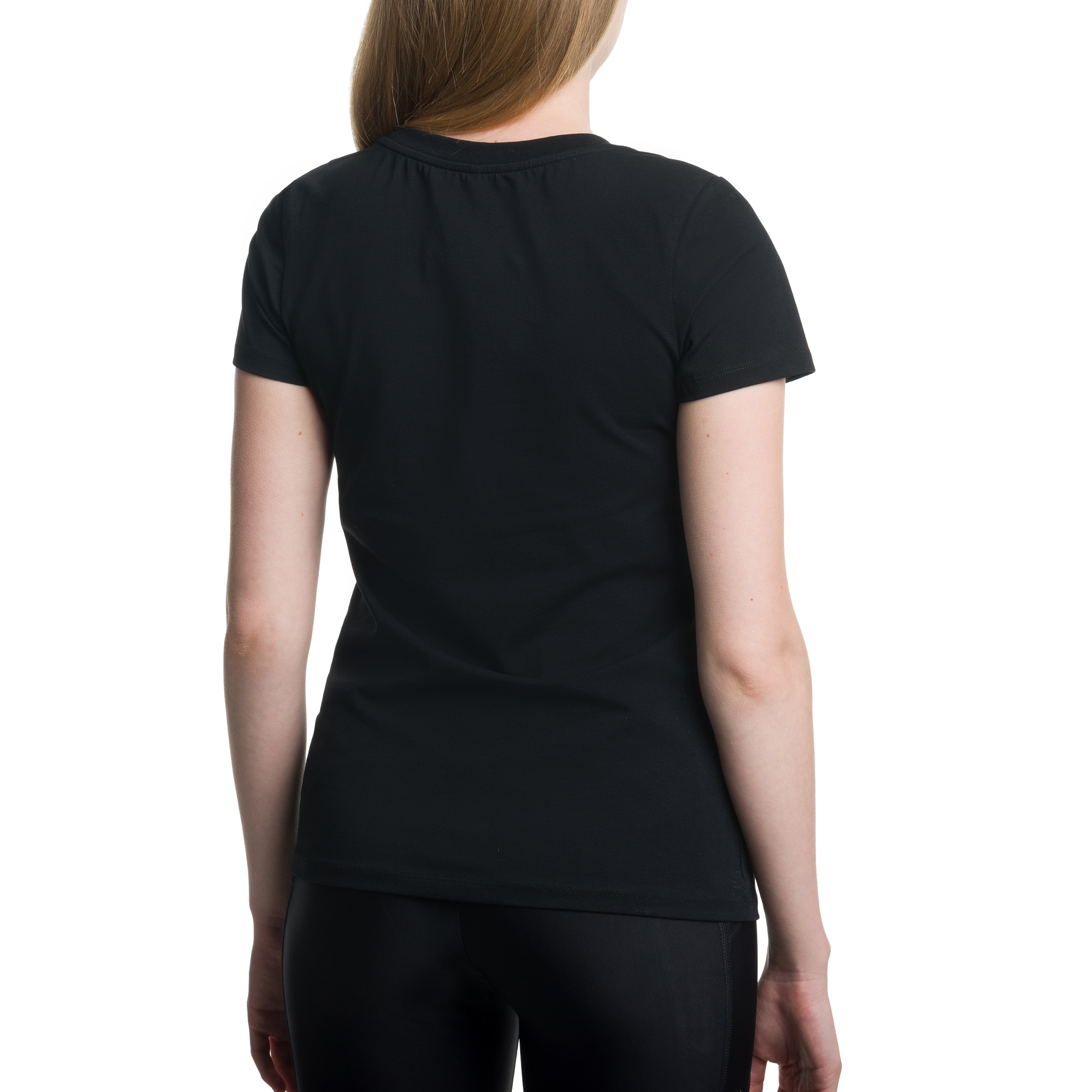 T-shirt pour femmes en coton bio Slim Helikon - Black