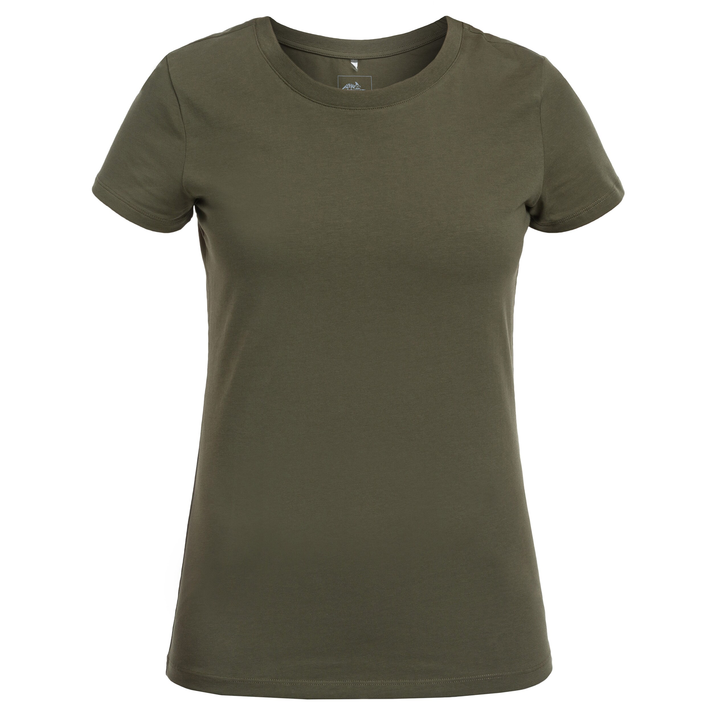 T-shirt pour femmes en coton bio Slim Helikon - Olive Green