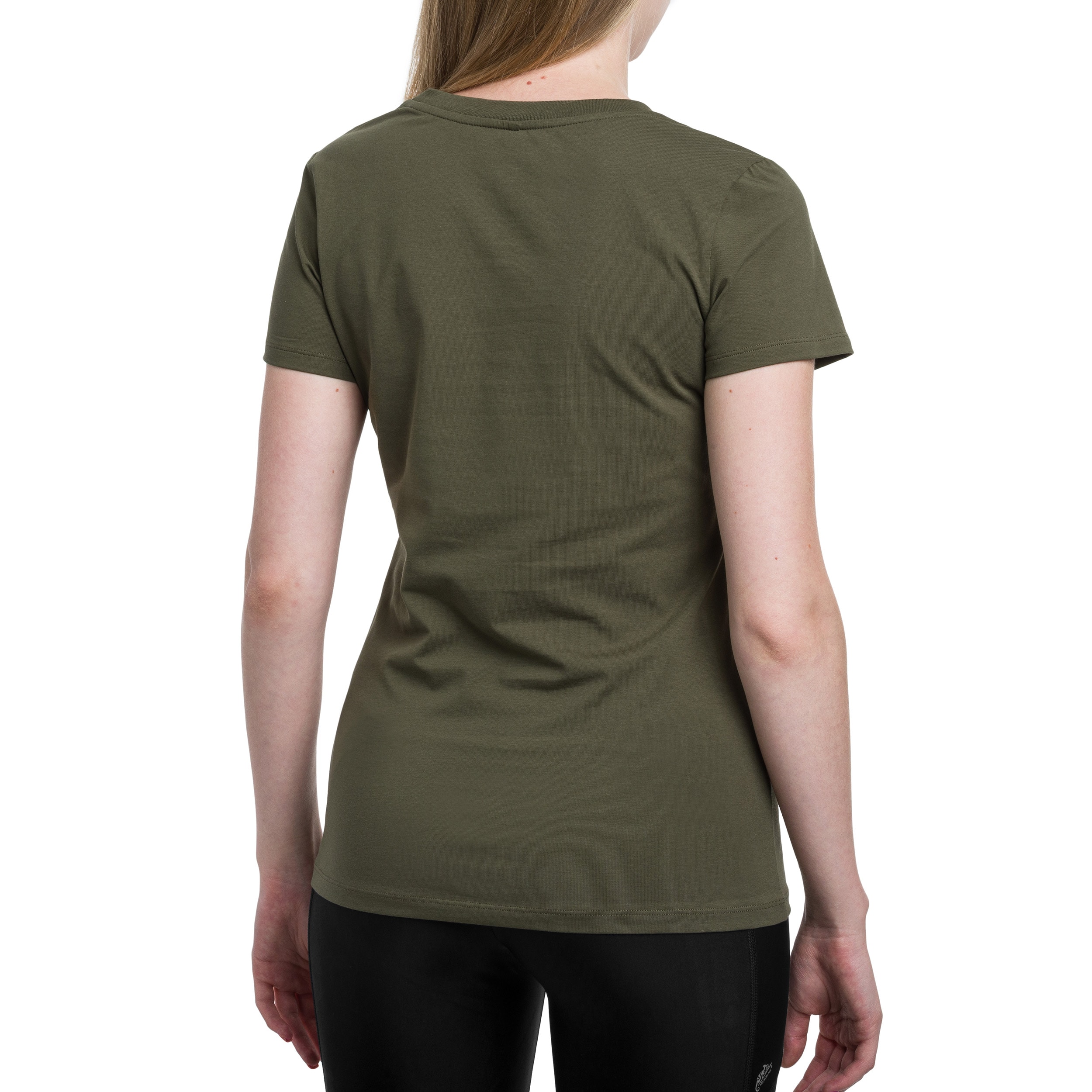 T-shirt pour femmes en coton bio Slim Helikon - Olive Green