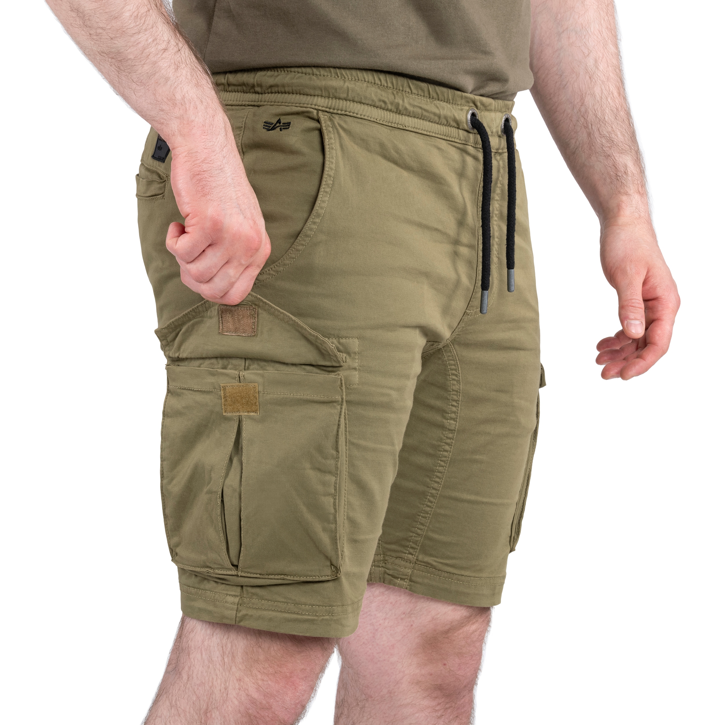 Short Cotton Twill Jogger Alpha Industries - Olive