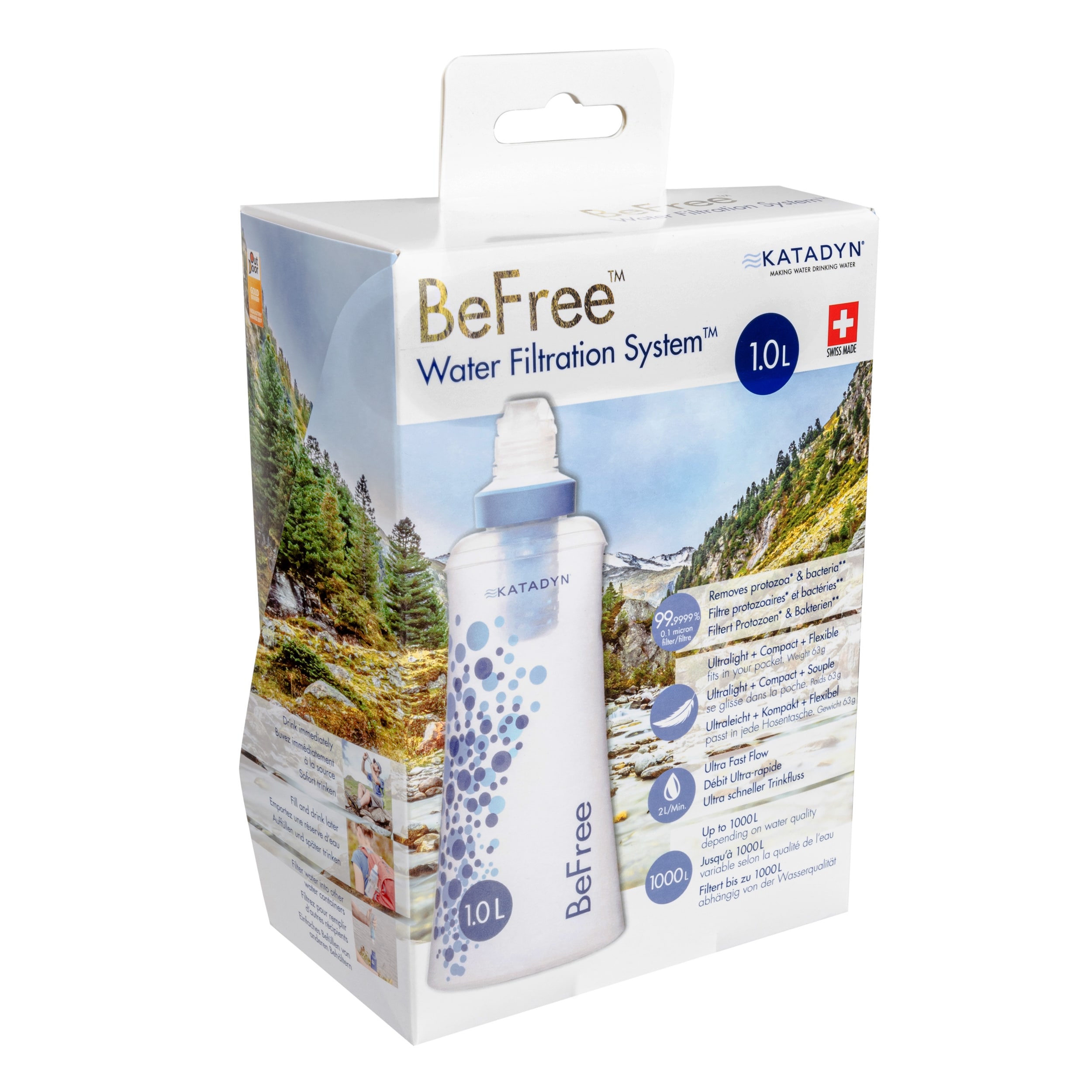 Filtre à eau Befree 1 l Katadyn 