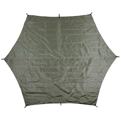 Bâche de bivouac Hexagon-Tarp 340x310 cm MFH - Olive
