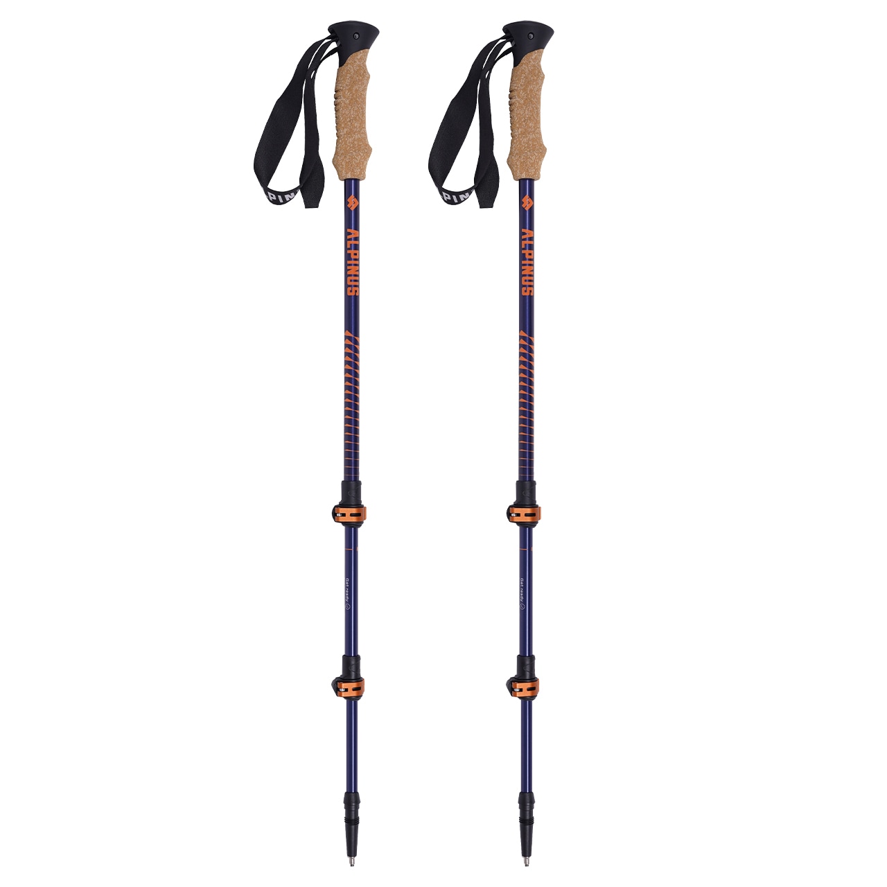 Bâtons de trekking Monte Rosa Alpinus - Navy Blue/Gold